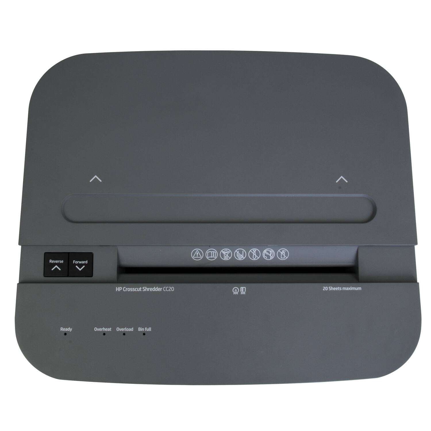 Alt View 19. HP - 20-Sheet Crosscut Paper Shredder.