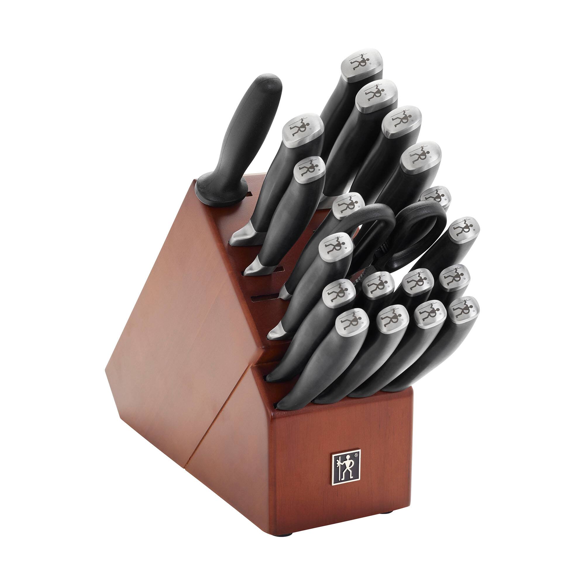 Alt View 3. Henckels - Henckels Elan 21-pc Knife Block Set - Brown.