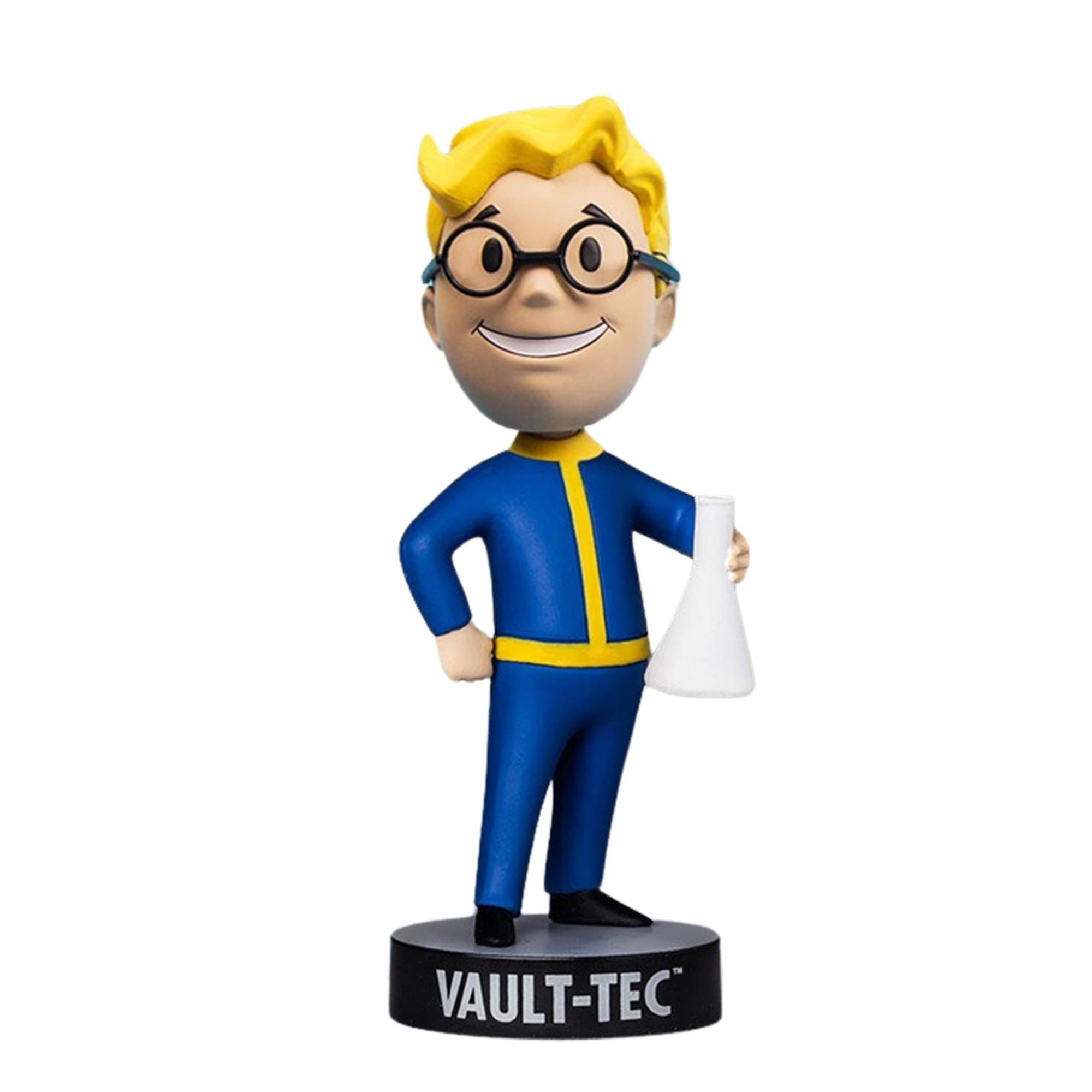 Front. Fallout - Fallout 4 Vault Boy 111 Science 5 Inch PVC Bobblehead - Blue.