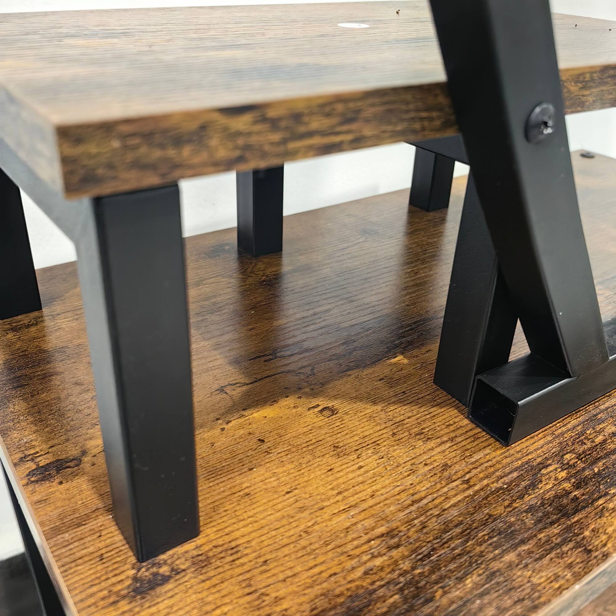 Alt View 7. GOODSILO - Tall Indoor Plant Stand with Integrated Grow Lights, Multi-Tier Corner Shelf for Home and Garden Decor - Deep Rustic Brown.