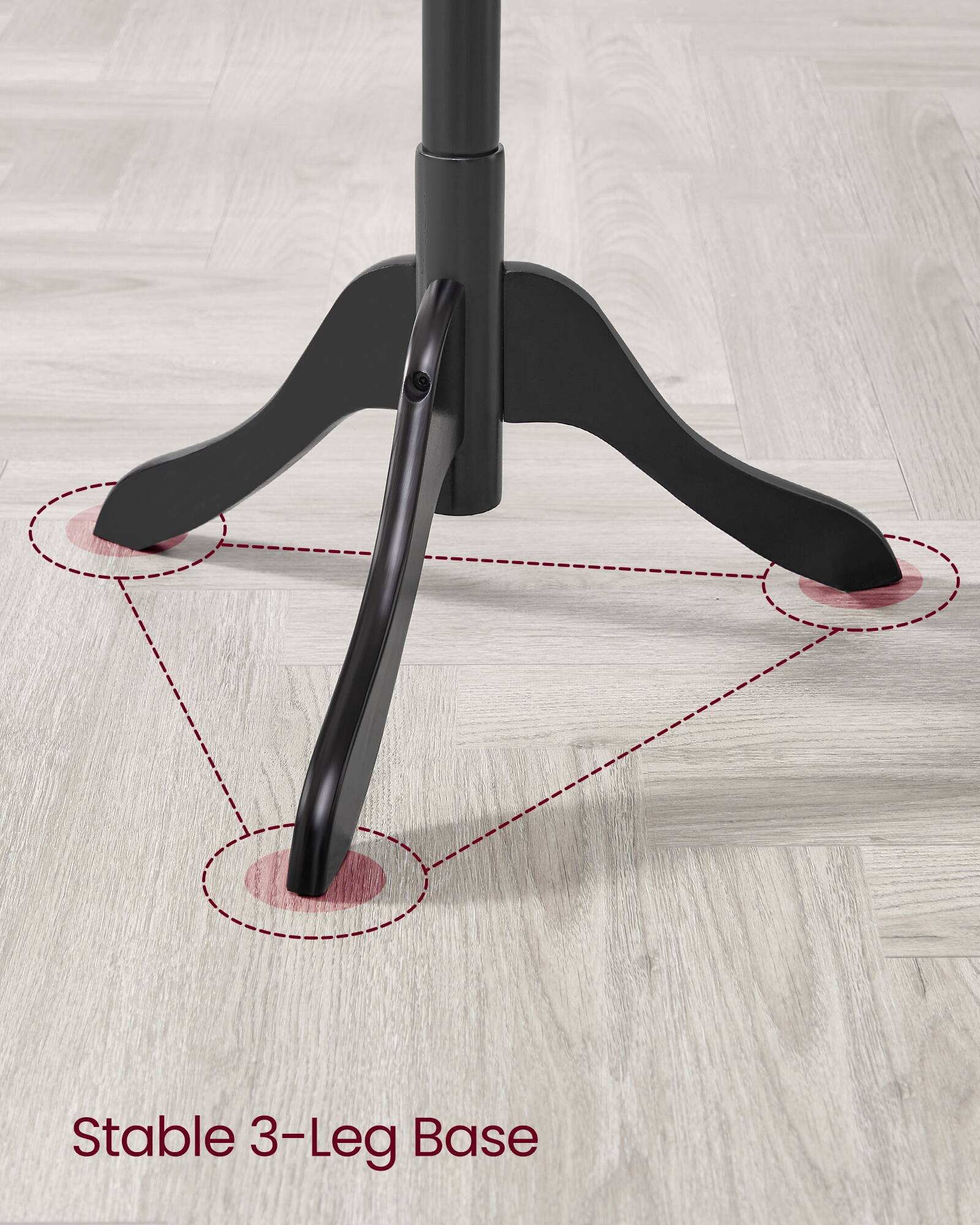 Stable 3-Leg Base