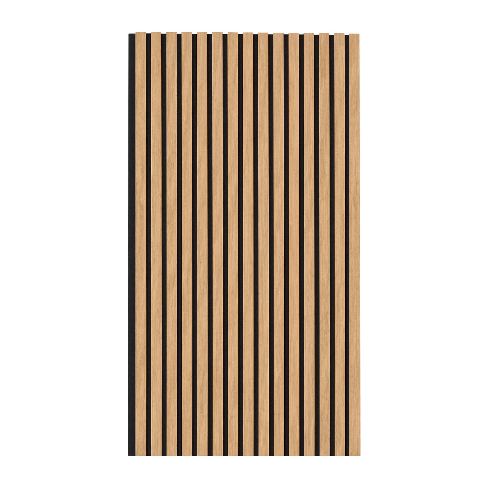 Alt View 5. VEVOR - Wood Slat Acoustic Panels, 23.6 x 47.2 inch,MDF Accent Wooden Wall Panels for Modern Interior Wall Decor,Faux Wood Wall - Light Oak.