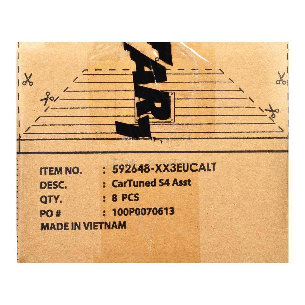 ITEM NO. : 592648-XX3EUCALT  
DESC. : CarTuned S4 Asst  
QTY. : 8 PCS  
PO # : 100P0070613  
MADE IN VIETNAM