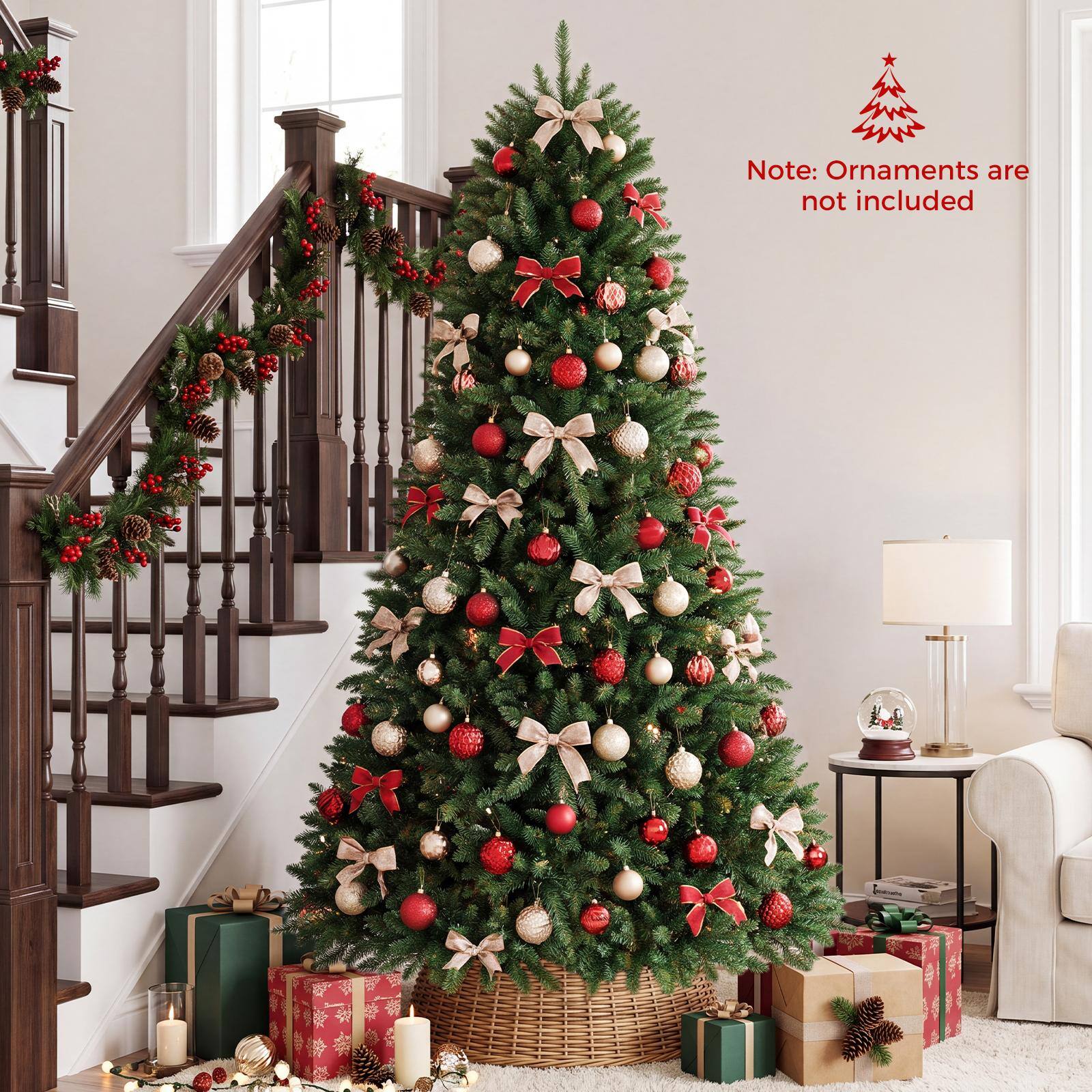 Note: Ornaments are not included