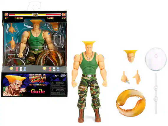 iP 34200 K.O 5700 2P
The Final Challengers
Guile
13+
Jada
WARNING: CHOKING HAZARD - Small parts. Not for children under 3 years.
ATTENTION: RISQUE DE SUFFOCATION - Jeux de 3 ans et plus.