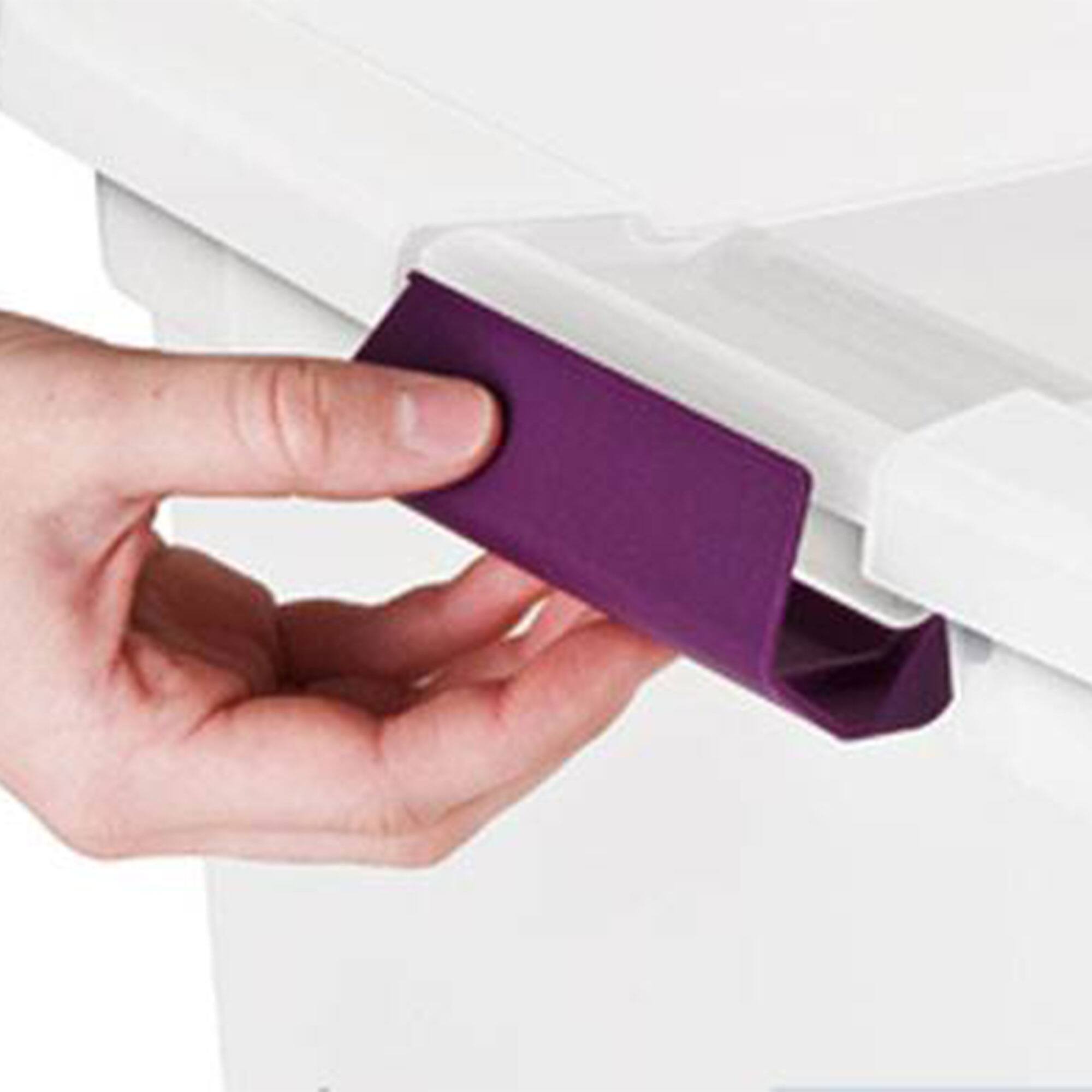 Alt View 3. Sterilite - Sterilite 27 Qt Storage Container, 6 Pack, and 6 Qt Storage Container, 12 Pack - clear.