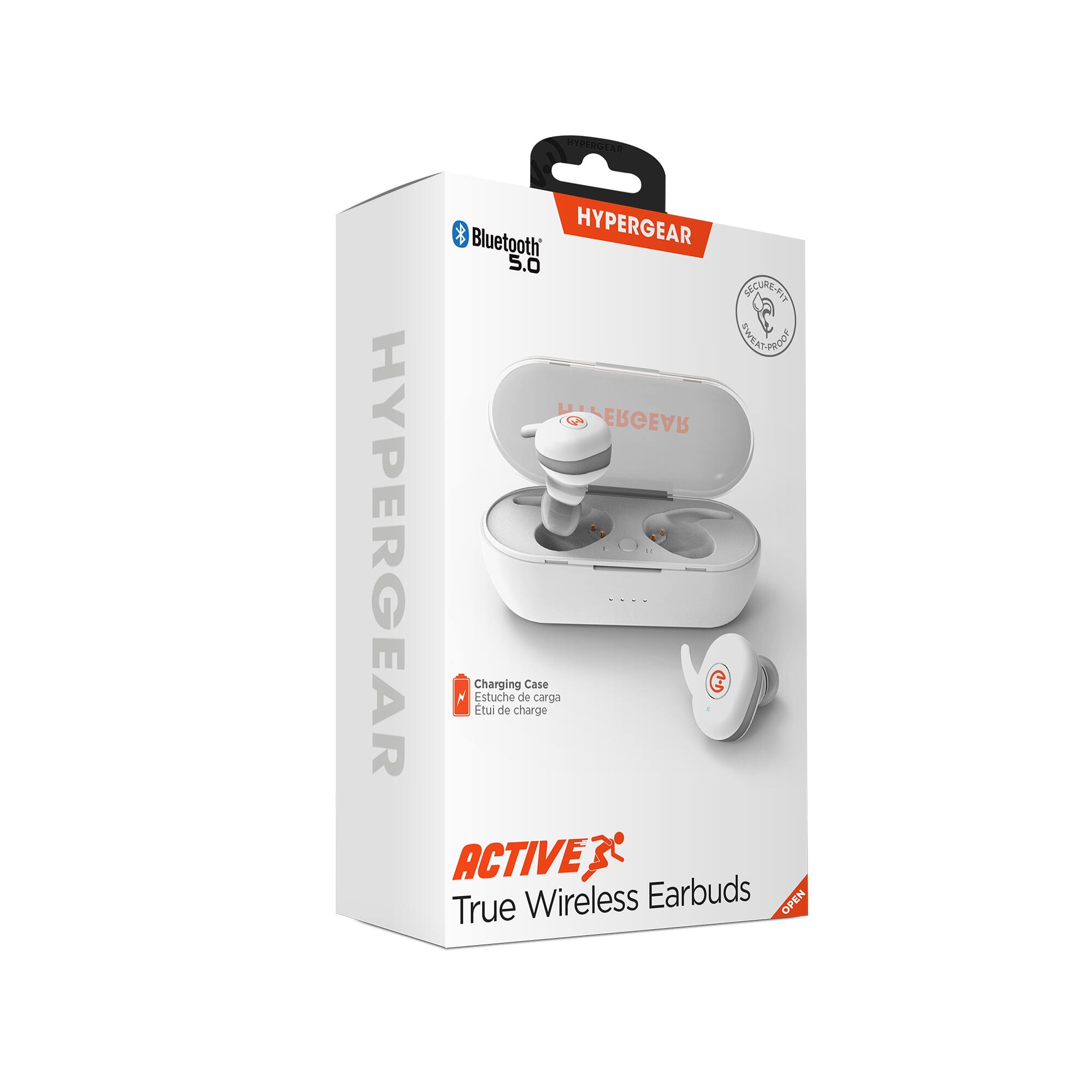 HTPSRGT Bluetooth HYPERGEAR 5.0 SOREAN ATIC I HYPERGEAR Charging Case bui de charge de Case carga G ACTIVE True Wireless Earbuds OPEN