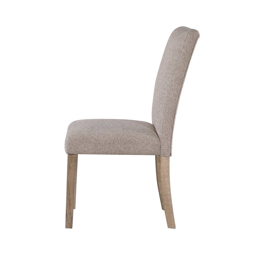 Front. Global Furniture USA - Transitional Dining Chair - Beige Kit Of 2 - Beige.