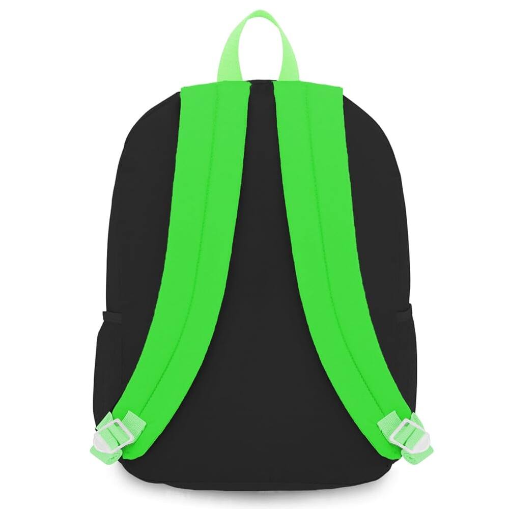Alt View 2. Monster Jam - Fast Forward Monster Jam16" Kids Backpack Grave Digger School Bag with Front Pocket & Side Mesh, Lightweight for Kids - Black.