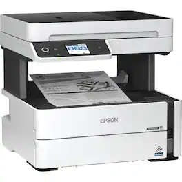 Epson - WorkForce ST-M3000 Multifunction Supertank Printer. Cartridge Free MFP with ADF & Fax Inkjet - Monochrome