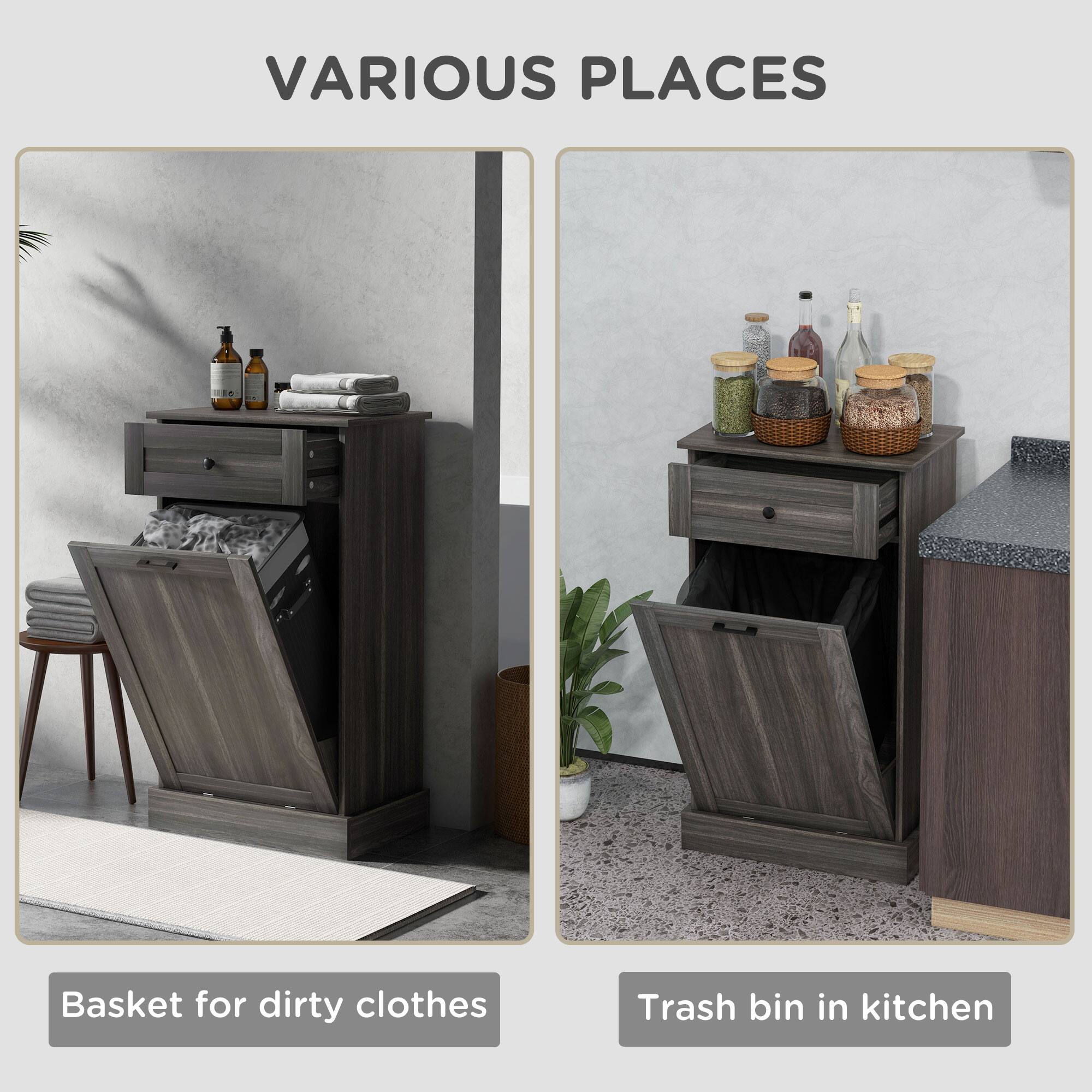 VARIOUS PLACES

Basket for dirty clothes

Trash bin in kitchen