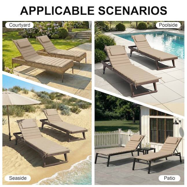 APPLICABLE SCENARIOS

- Courtyard
- Poolside
- Seaside
- Patio