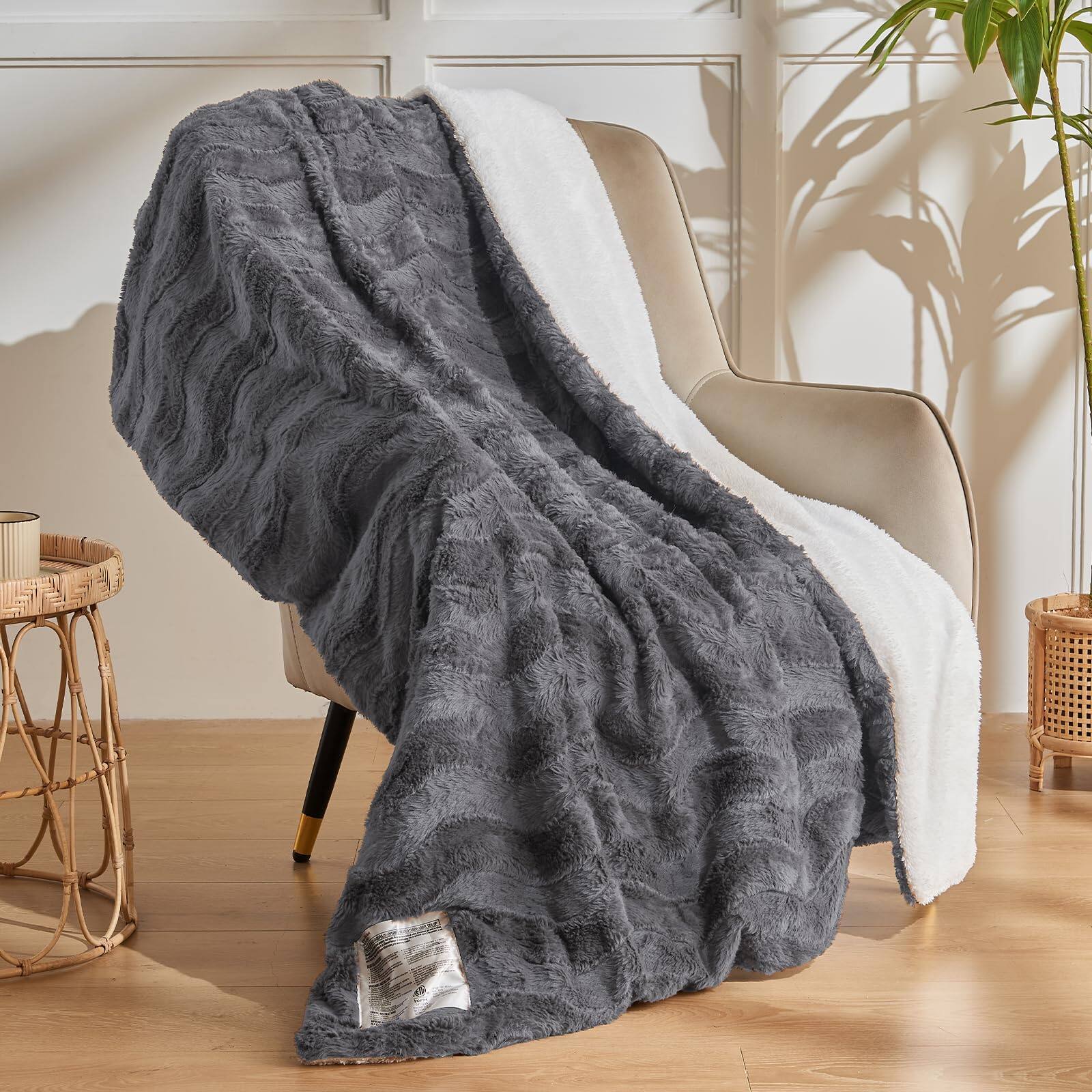 Grey Throw