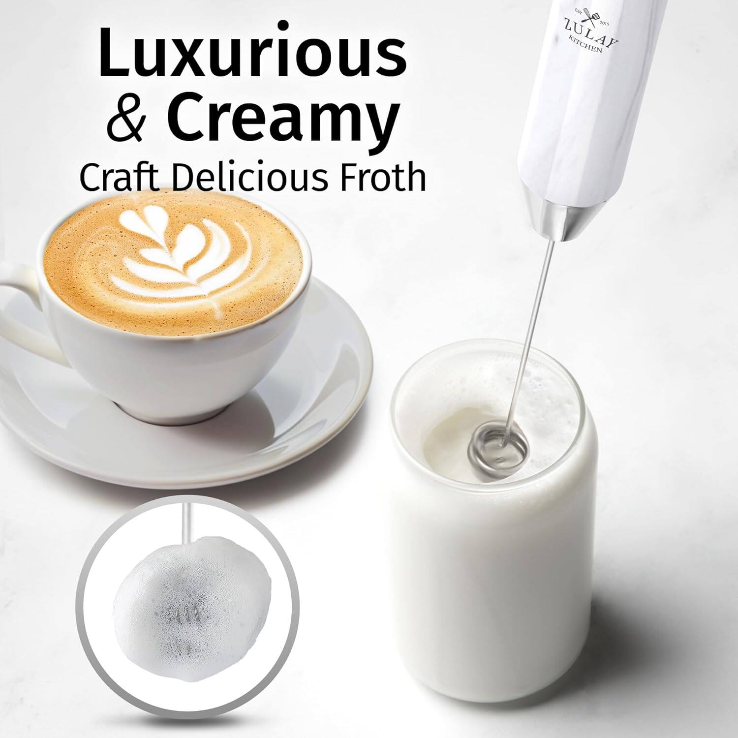 Luxurious & Creamy  
Craft Delicious Froth  

ZULAY KITCHEN