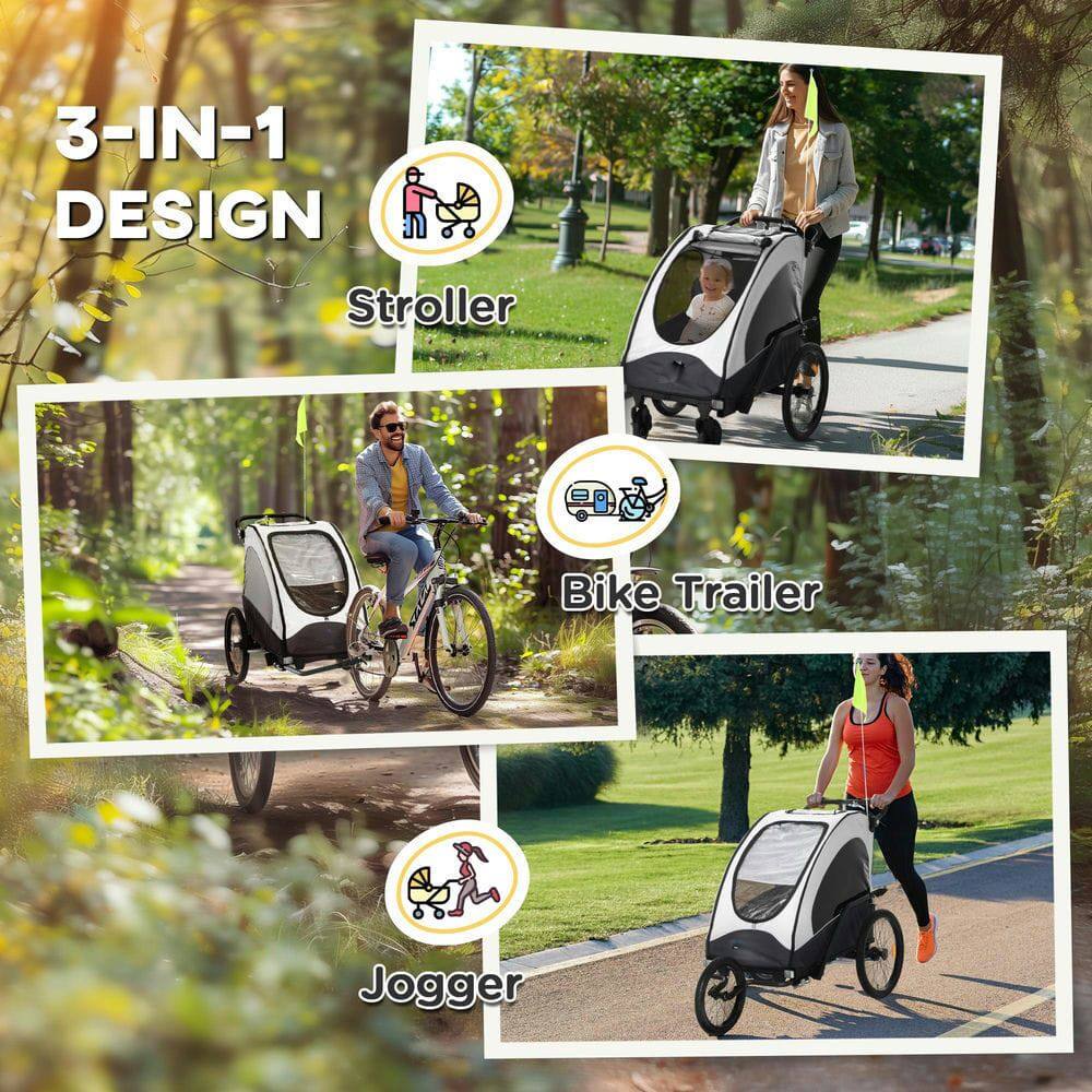 3-IN-1 DESIGN

- Stroller
- Bike Trailer
- Jogger
