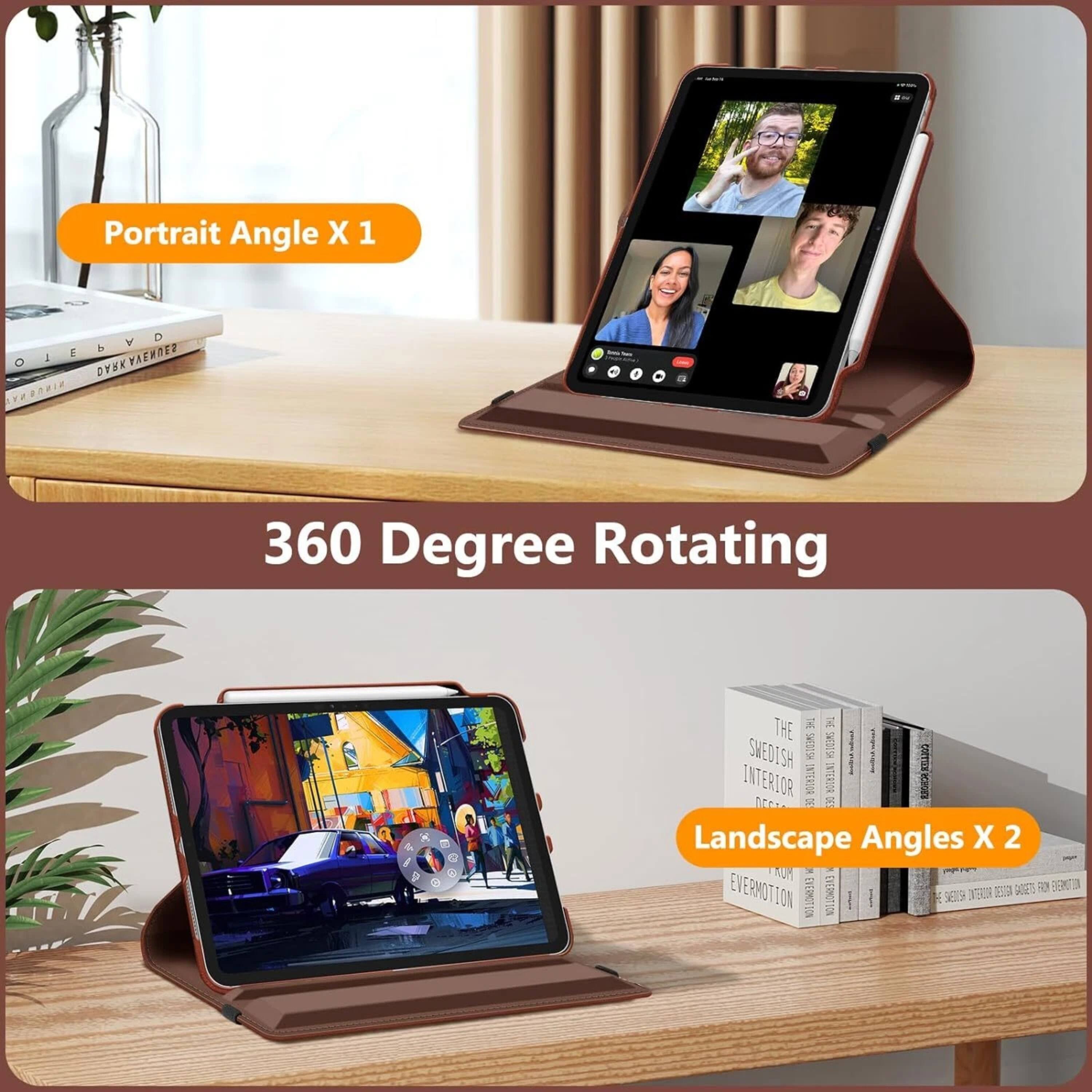 Portrait Angle X 1  
360 Degree Rotating  
Landscape Angles X 2