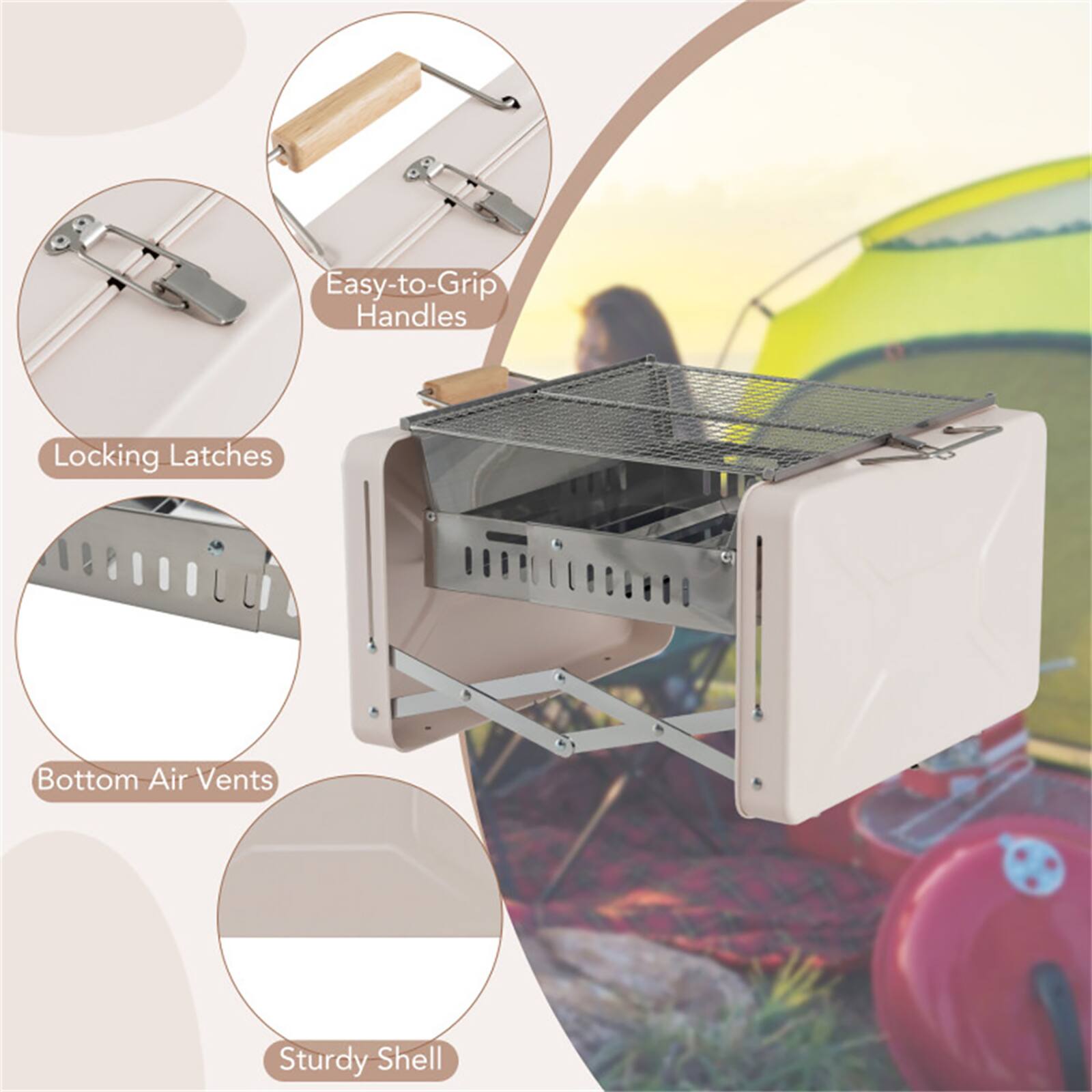 Easy-to-Grip Handles  
Locking Latches  
Bottom Air Vents  
Sturdy Shell