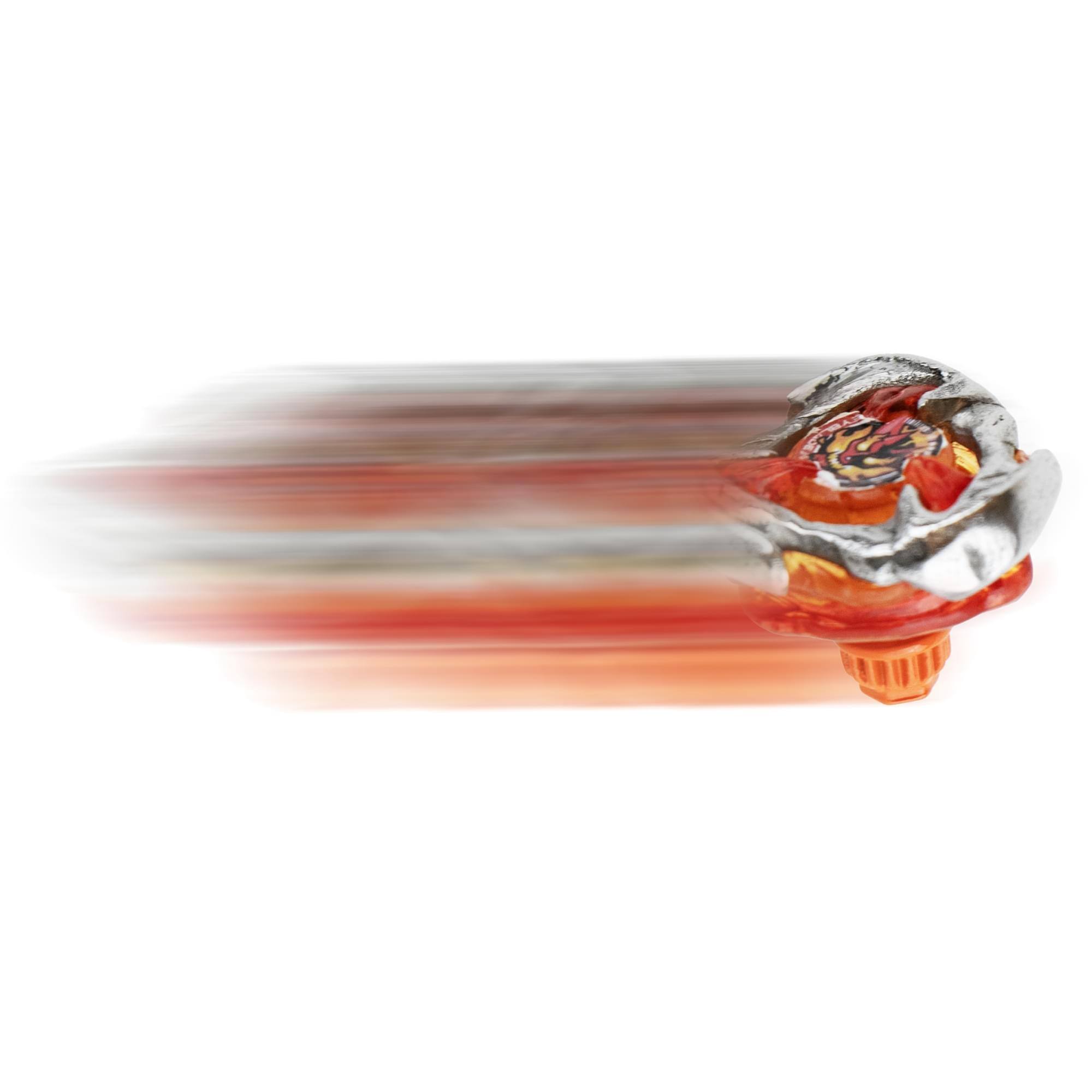 Alt View 10. Super Impulse - World's Smallest Beyblade X Battling Spinning Top | Hammer Incendio - Black.
