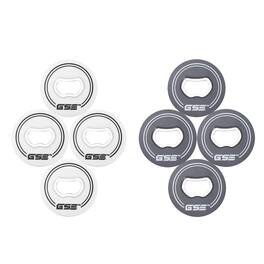 GSE Games & Sports Expert - Set of 8 Replacement Washers with Bottle Opener for Washer Toss Pitching Lawn Game(White/Grey)
