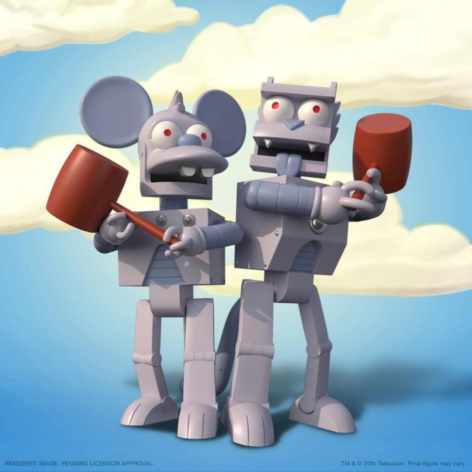 Super7 The Simpsons ULTIMATES! Wave 1 Robot Scratchy COLLECTIBLES