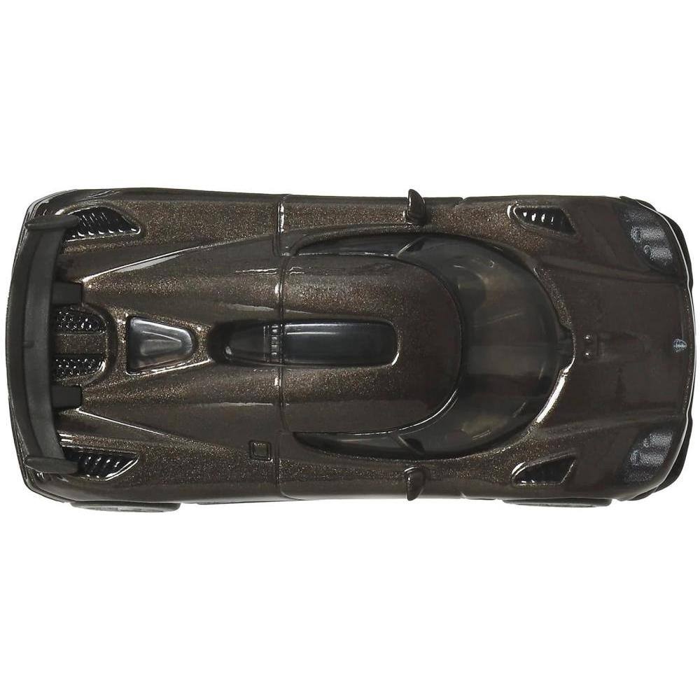 Back. Hot Wheels - Koenigsegg CCXR Dark Gray Metallic "Fast Five" (2011) Movie "Fast & Furious" Series Diecast Model Car by Hot Wheels - Dark Gray Metallic.