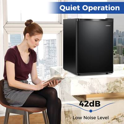 Costway 2.1 Cu.Ft Small Freezer, Compact Upright Mini Freezer w Costway 2.1 Cu.Ft Small Freezer, Compact Upright Mini Freezer w