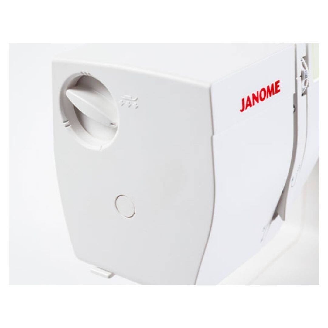 Left. Janome - Janome Sewist 721 Lightweight White Sewing Machine with 19 Built In Stitches - White.