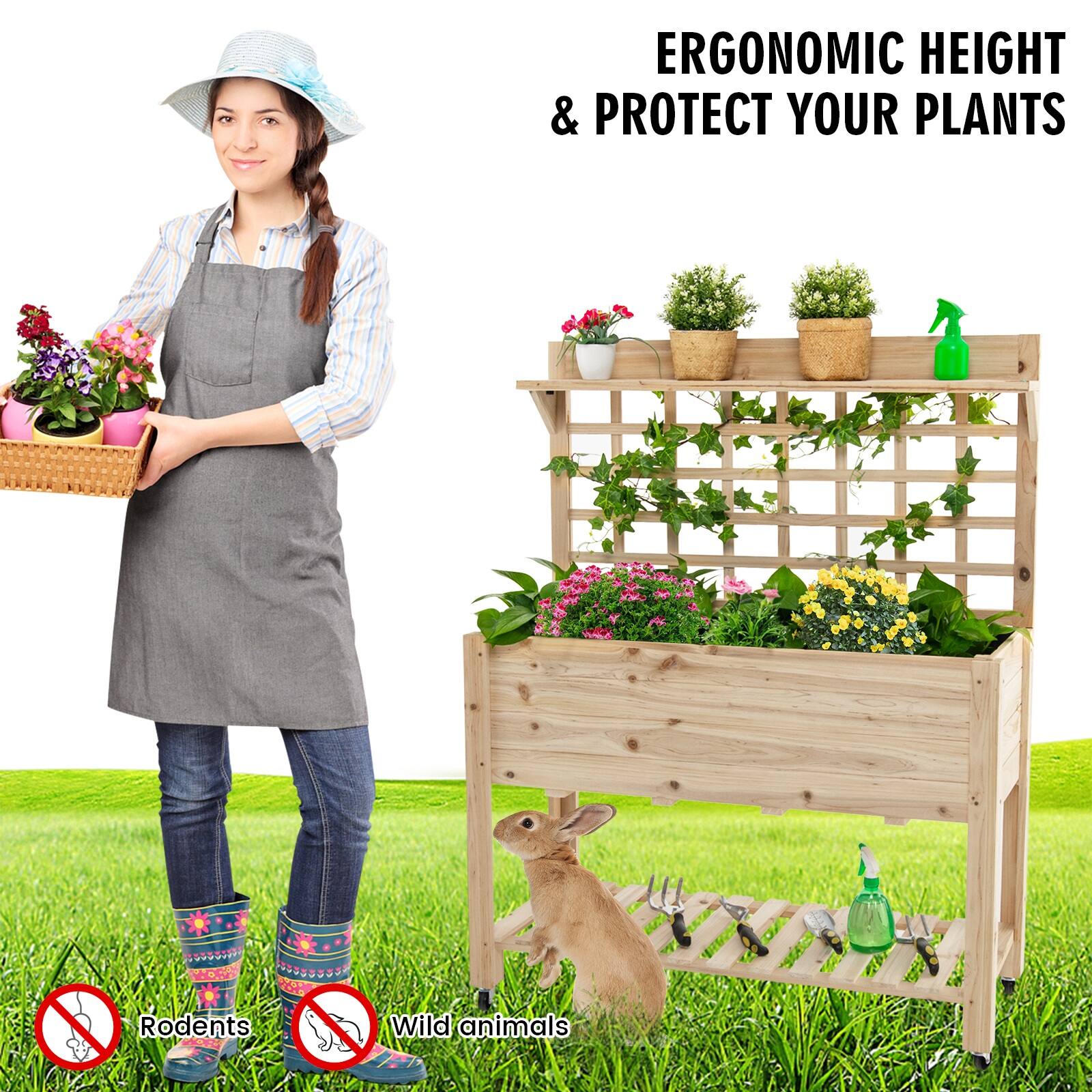 ERGONOMIC HEIGHT & PROTECT YOUR PLANTS

Rodents
Wild animals