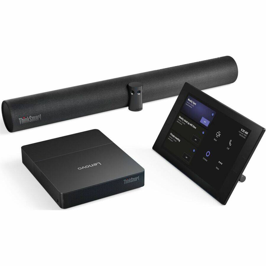 ThinkSmart Workly Sync  
- Daily  
- Private meeting 6  
- 9:35 AM  
Lenovo ThinkSmart Thin  
- Crafted  
- e0 Mure