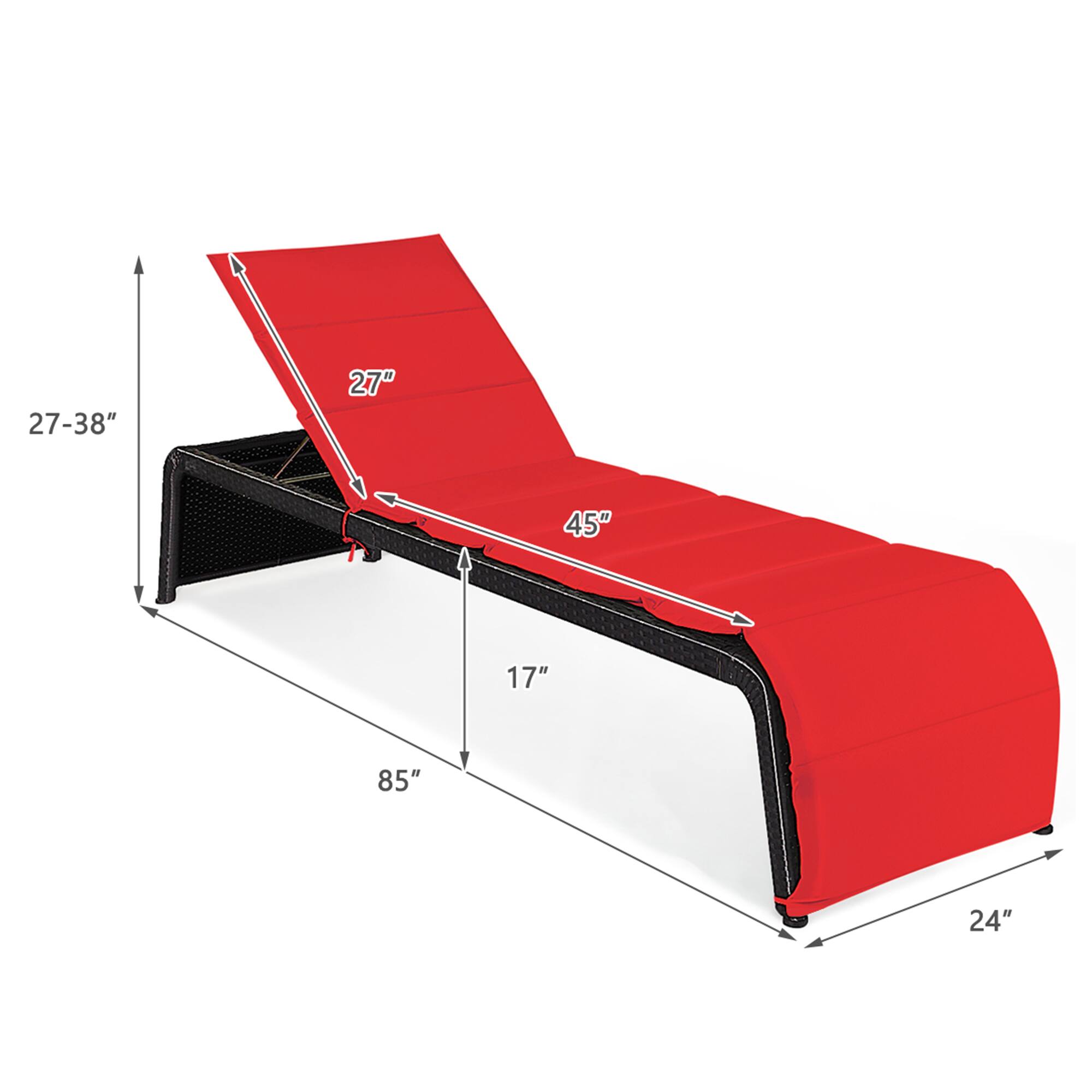 27-38", 45", 17", 85", 24"