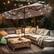 Back. Ainfox - Ainfox 13ft Patio Umbrella Outdoor Umbrella With Led Lights - Khaki.