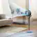 Alt View 1. DREO - 8 in. Smart Pedestal Floor Fan with Remote, 9 Speeds, 20 dB Quiet, 120° 3D Oscillation, 38"-42" Adjustable Height - Grey.