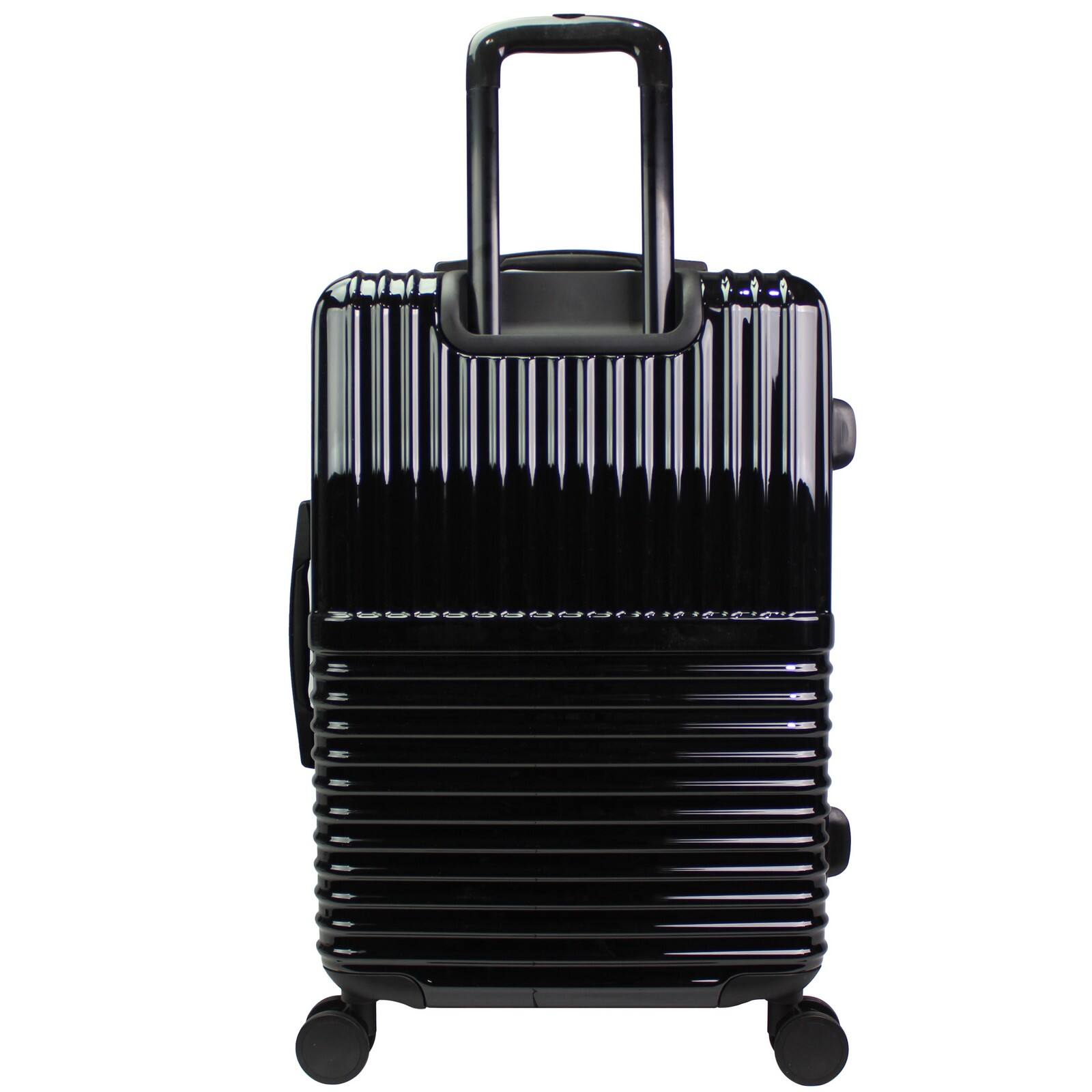 Alt View 1. World Traveler - World Traveler Dejuno Tonal 24-Inch Polycarbonate Spinner Luggage - Onyx - Onyx.