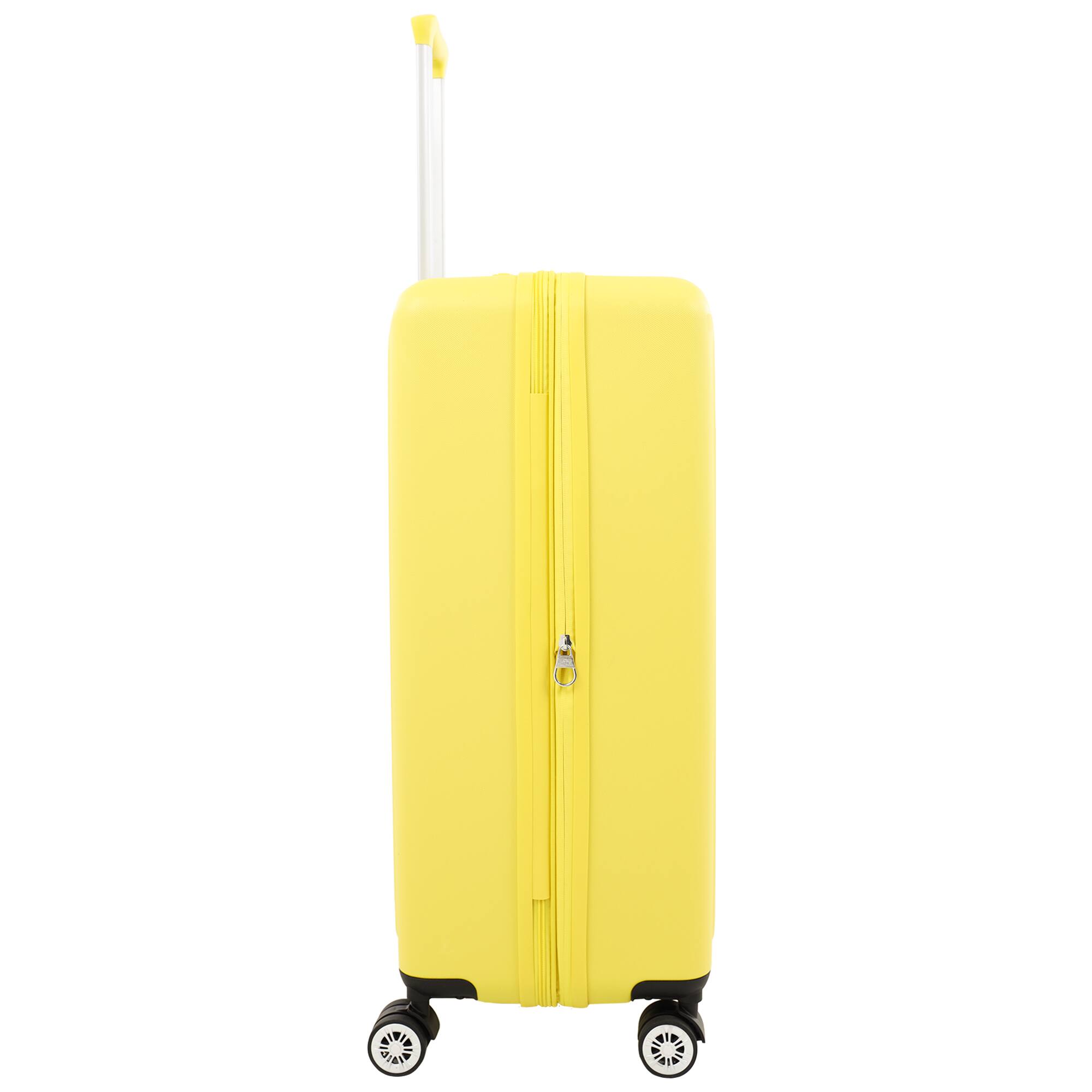 Left. Tommy Bahama - 30" Hardside Spinner Luggage with 3D Pineapple - Yellow.