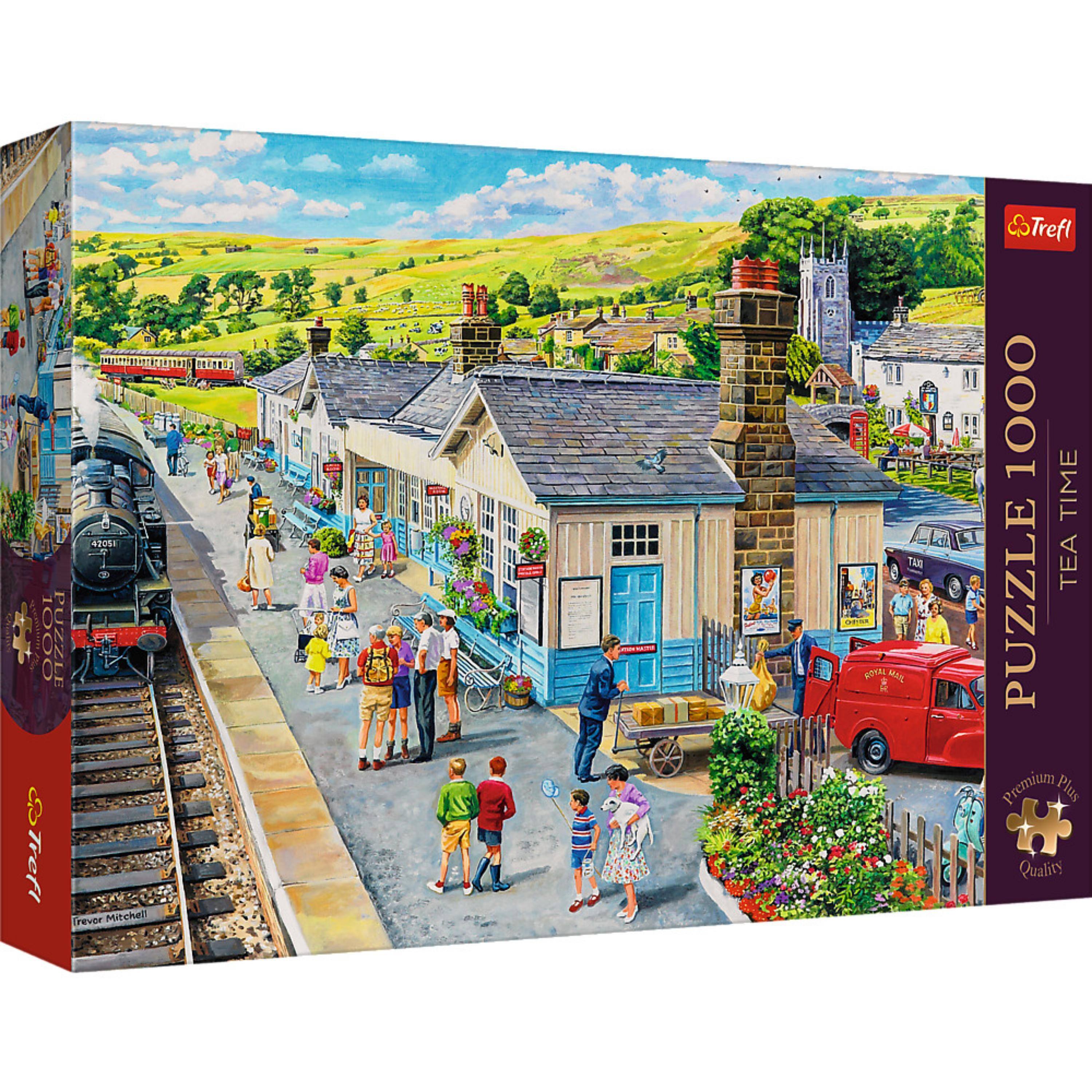 Trefl - Premium Plus 1000 Piece Puzzle - The Village Station