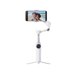 Insta360 - Flow 2 AI Tracker Bundle Gimbal Stabilizer for Smartphones - Summit White
