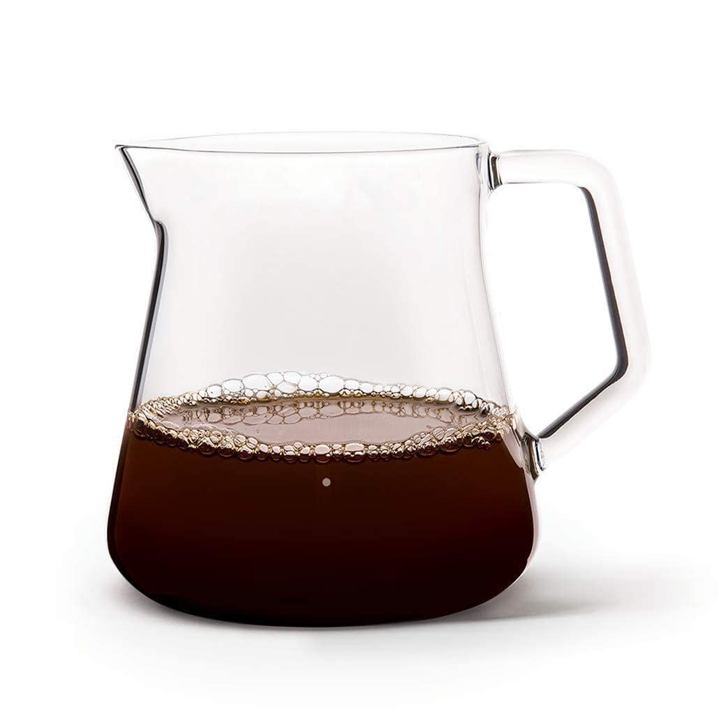 Dapper Styles - Mighty Glass Carafe - Manual Pour Over Coffee Beaker And Tea Steeper Borosilicate Decanter 16. Smoke Container - Clear