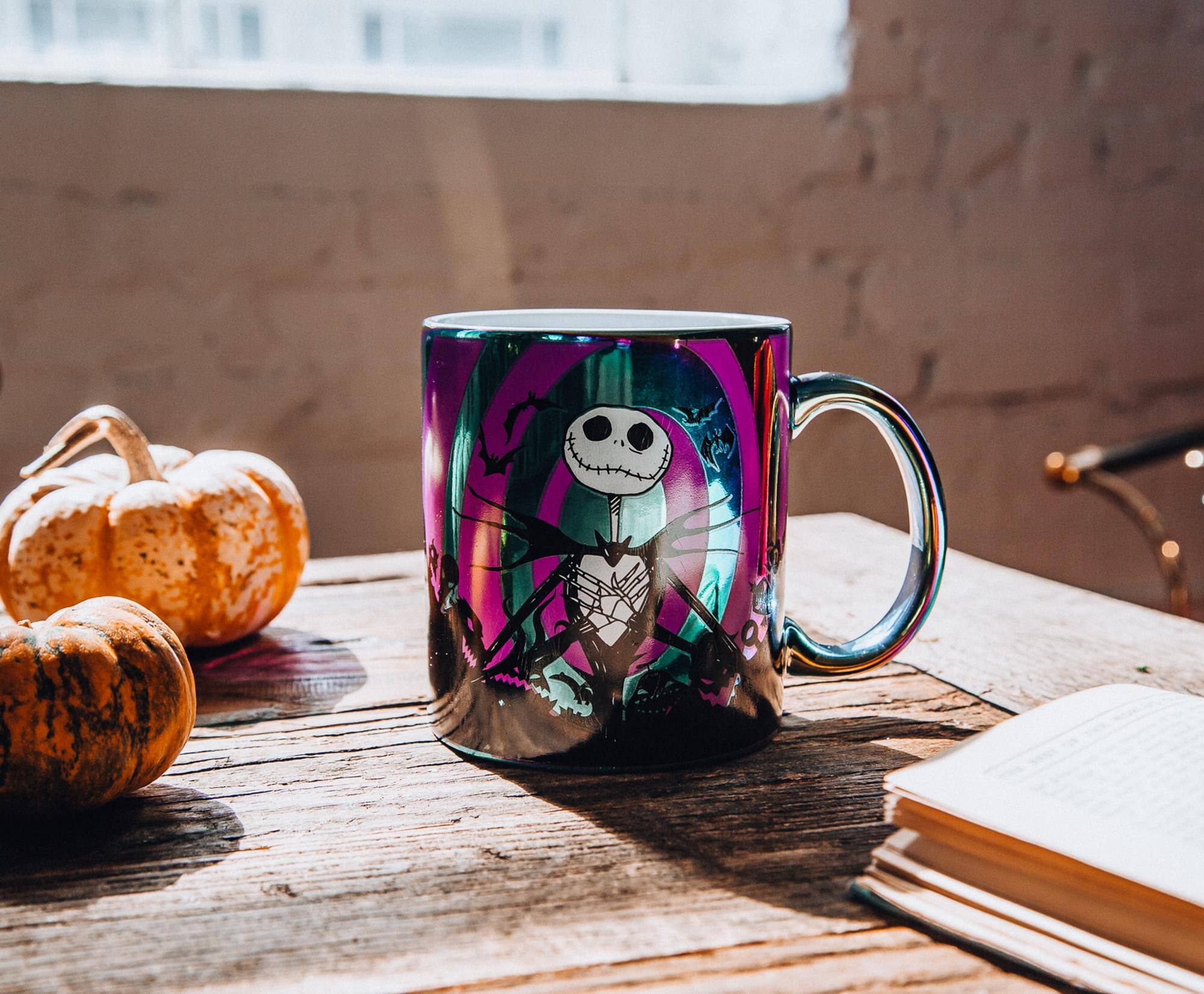 Alt View 10. Disney - Disney The Nightmare Before Christmas Hypno Jack Ceramic Mug | Holds 20 Ounces - Purple.