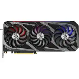 ASUS - Refurbished Excellent - ROG Strix GeForce RTX 3080 V2 OC Edition 10GB GDDR6X - Graphics Card - Black