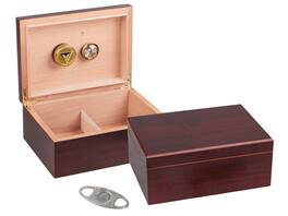 Prestige - THE Executive Cigar Humidors - Rich Cherry Finish