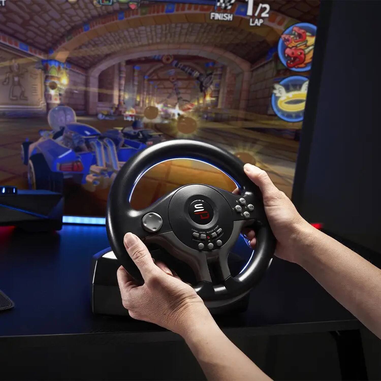 Subsonic Superdrive Gaming Driving Wheel SV 250 Black SA5578