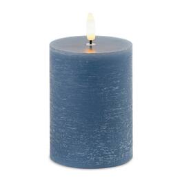 BreeBe - FIA Wick Pillar Candle (Set of 2) - Blue