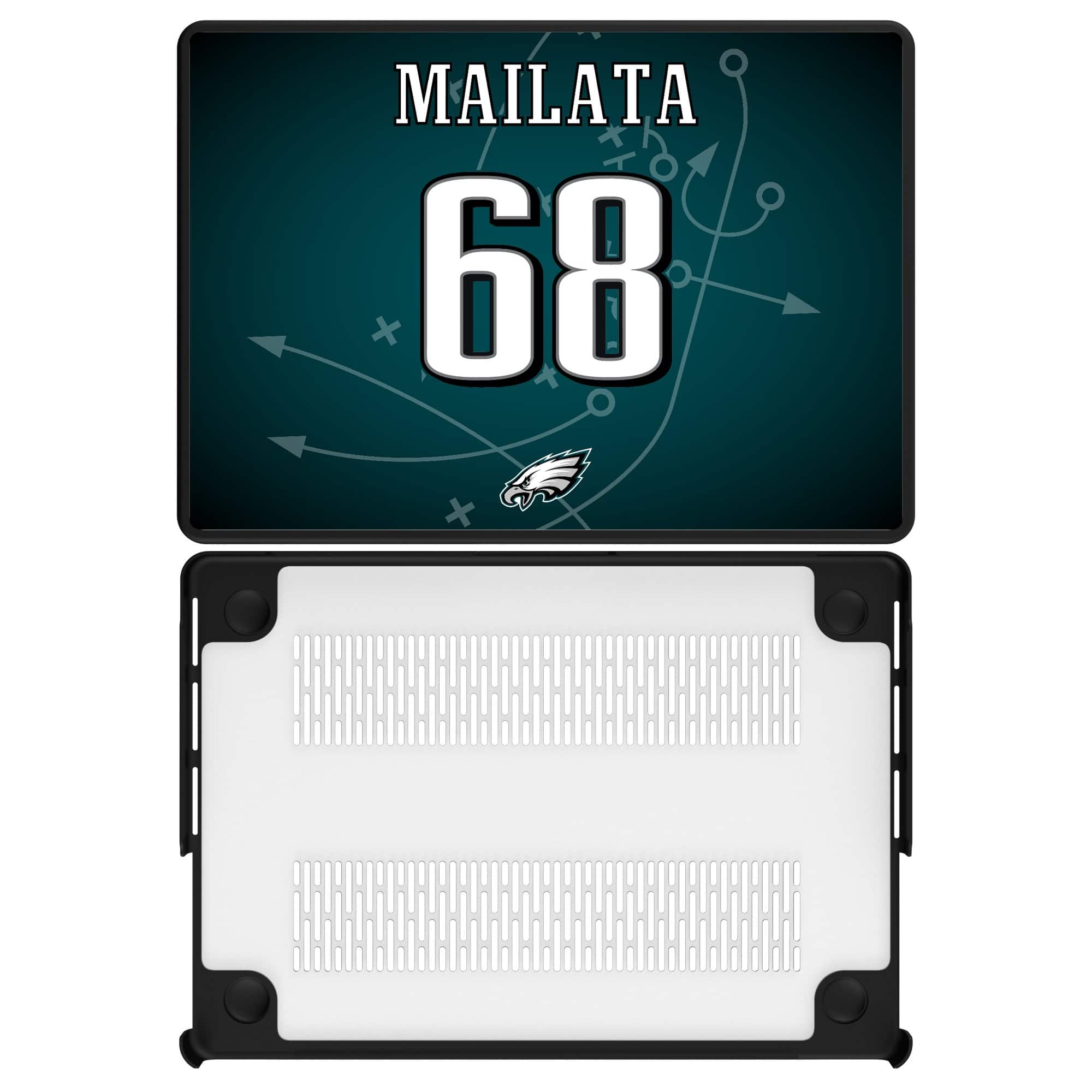 Keyscaper - Jordan Mailata Philadelphia Eagles MacBook Case - Pro 13 in - Multicolor