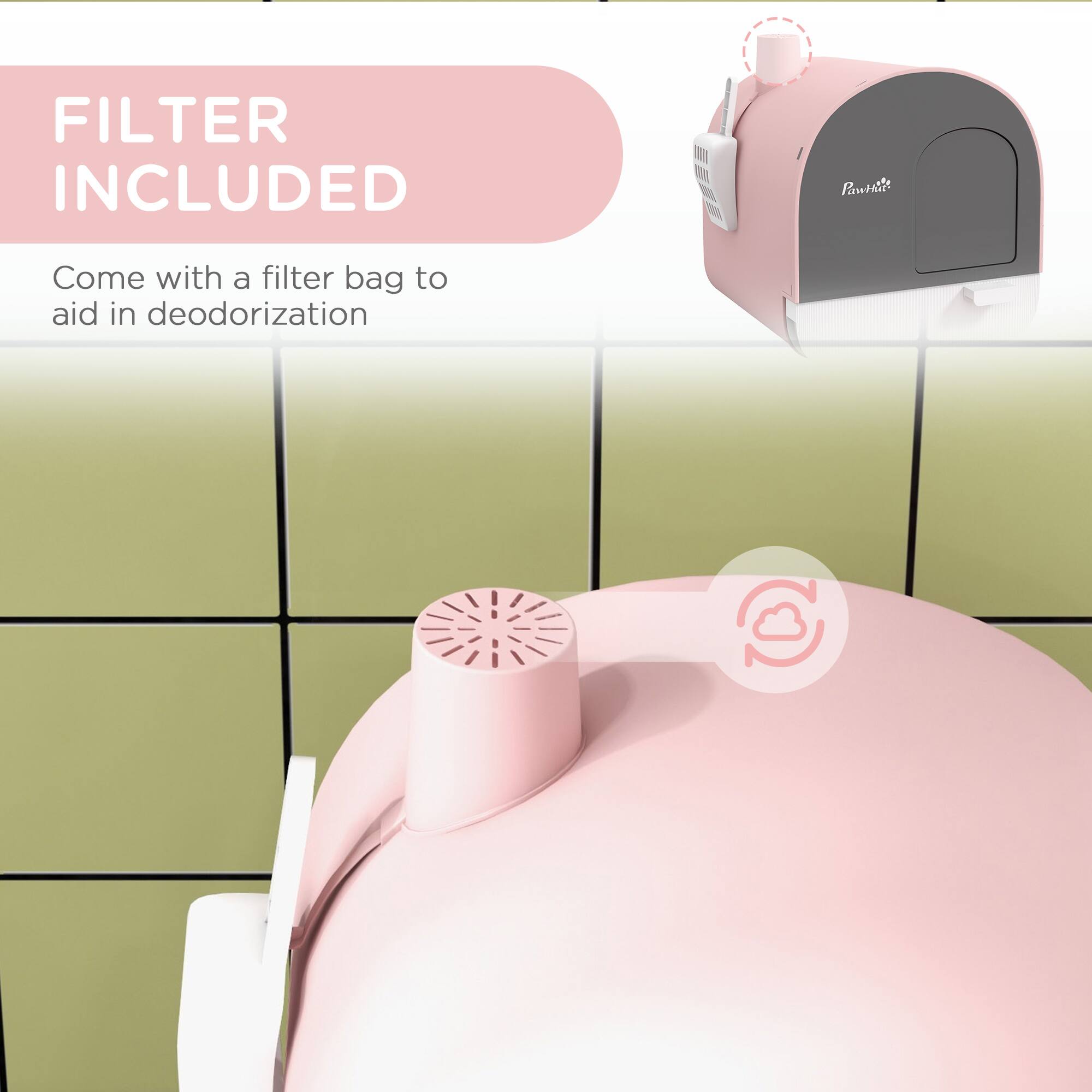 FILTER INCLUDED

Come with a filter bag to aid in deodorization