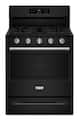 Maytag - 30 in. Wide 5 burners 5.0 cu. ft. Freestanding Gas Range With No Preheat Air Fry and Air Baking - Black