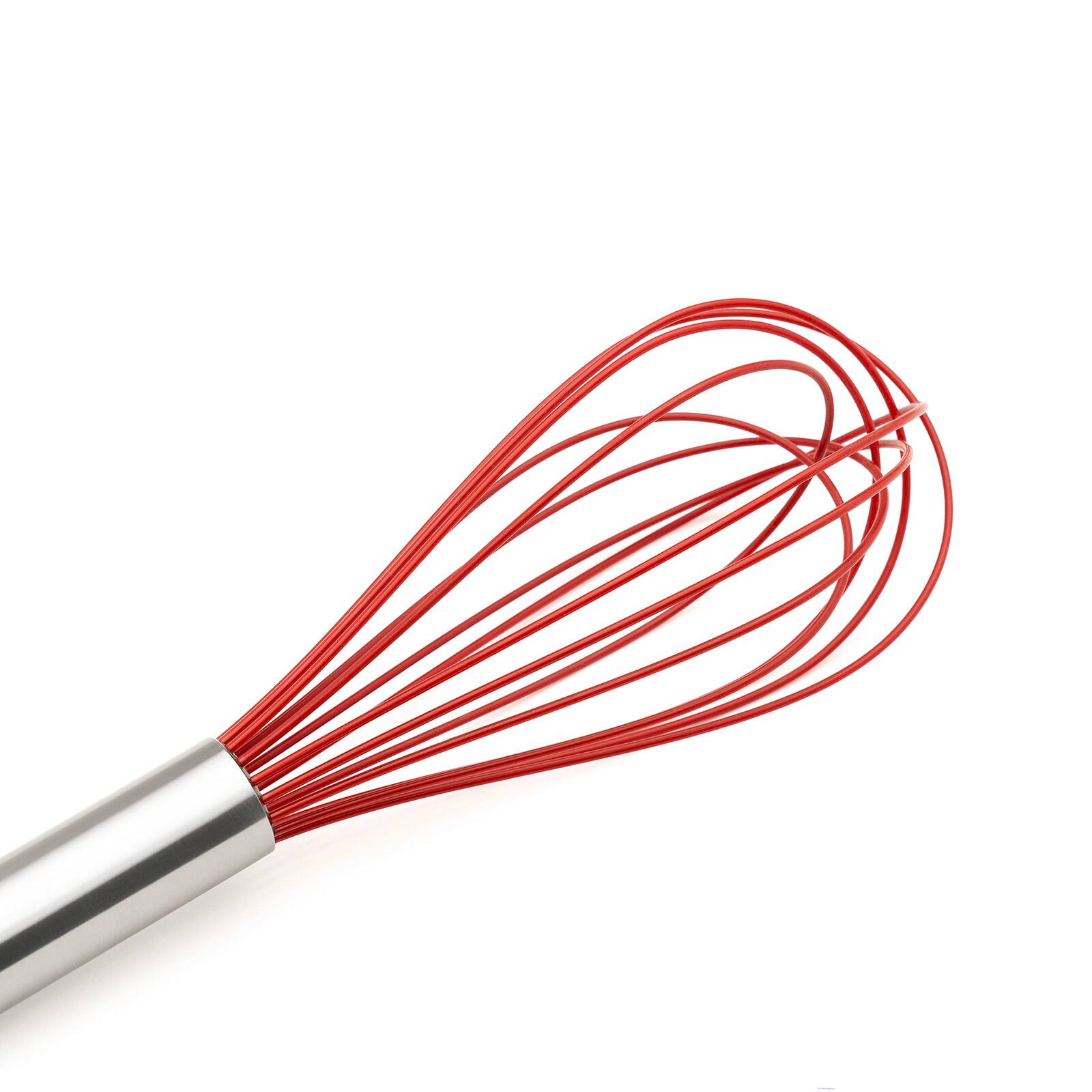 Alt View 2. Cuisipro - 10 Inch Silicone Balloon Whisk, Red - Red.