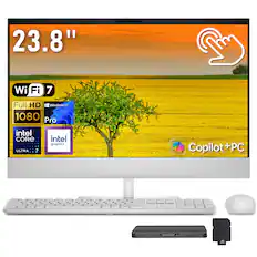 23.8" Wi-Fi 7 Full HD 1080p Windows 11 Pro Intel Core Ultra 7 Intel Graphics Copilot+PC Dell
