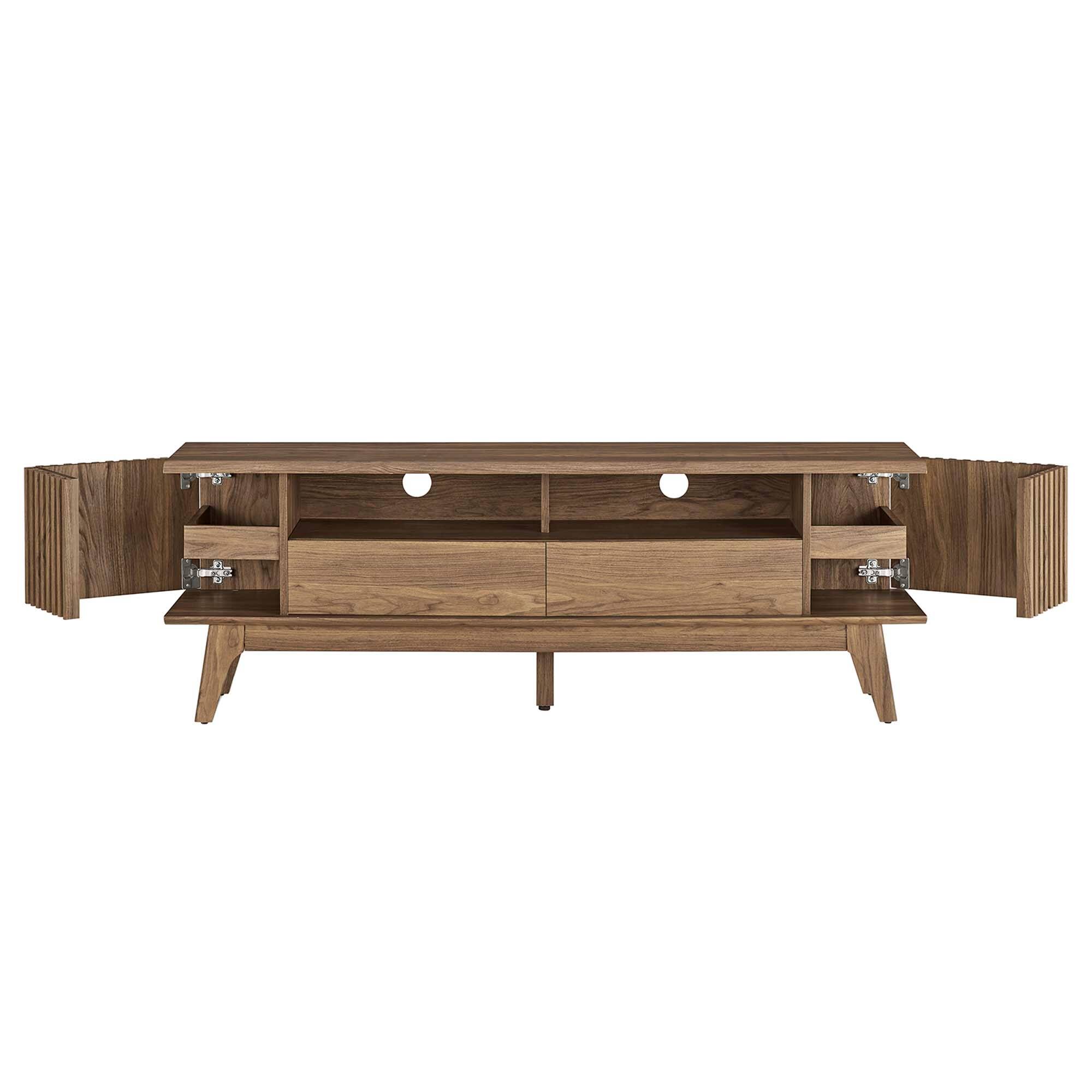 Alt View 6. Modway - Eudora 60" TV Stand by Modway - Walnut.