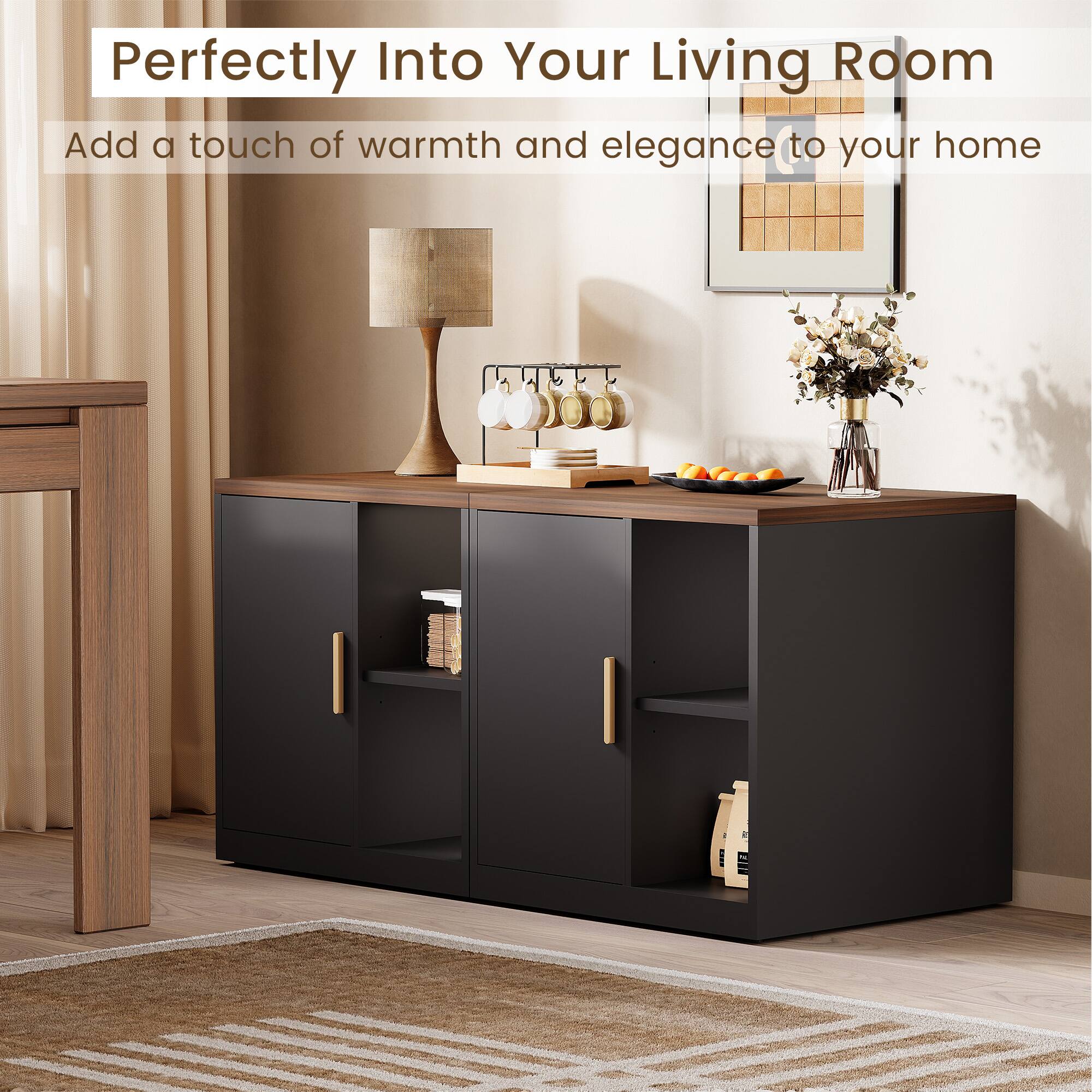 Perfectly Into Your Living Room  
Add a touch of warmth and elegance to your home