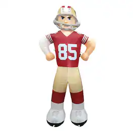 Logo Brands - George Kittle San Francisco 49ers Player Lawn Inflatable - Multicolor